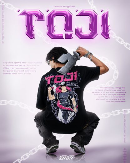 Toji 01 / JJK 01 / Oversized T-Shirt - Image 4