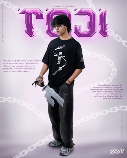 Toji 01 / JJK 01 / Oversized T-Shirt - Image 3