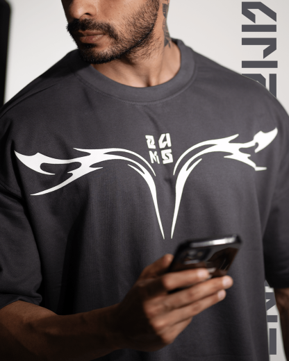Angel's Wing / Streetwear / Oversized T-shirt - Image 2