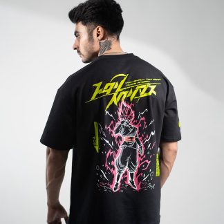 BLACK ROSE GOKU / OVERSIZED T-SHIRT