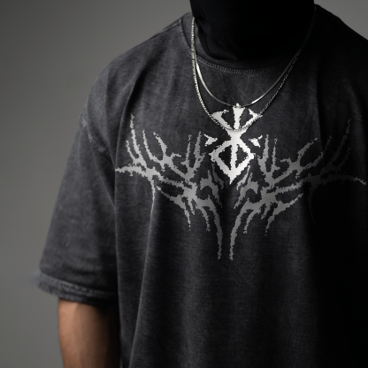 Berserk: Victim Of The Fate / Stone Wash / Oversized T-shirt - Image 6
