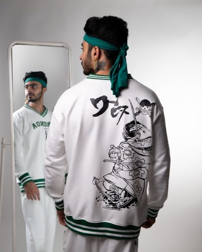 Zoro Vintage / One Piece / V-Neck Sweatshirt - Image 5