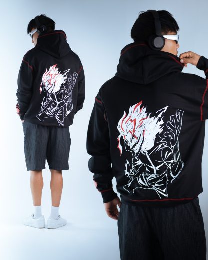 Turbo Granny / DanDaDan / Oversized Hoodie - Image 2