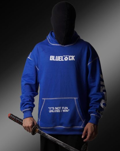 Blue Lock / Drop Shoulders / Oversized Hoodie - Image 2