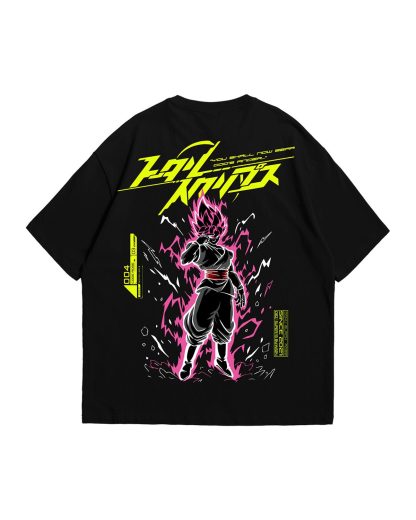 BLACK ROSE GOKU / OVERSIZED T-SHIRT - Image 8