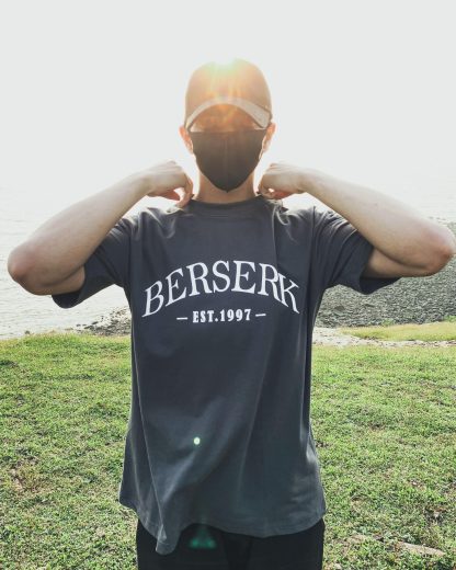 Berserk / Vintage Charcoal Gray / Oversized T-Shirt - Image 2