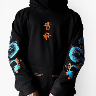 Blue Dragon / Oversized Hoodie