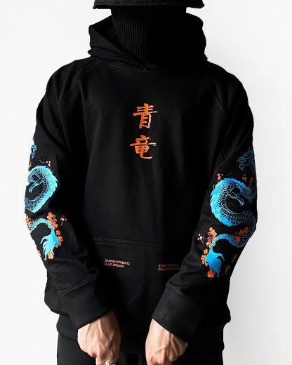 Blue Dragon / Oversized Hoodie