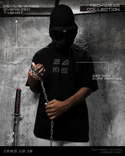 Devil's Wings / Techwear / Oversized T-Shirt - Image 2