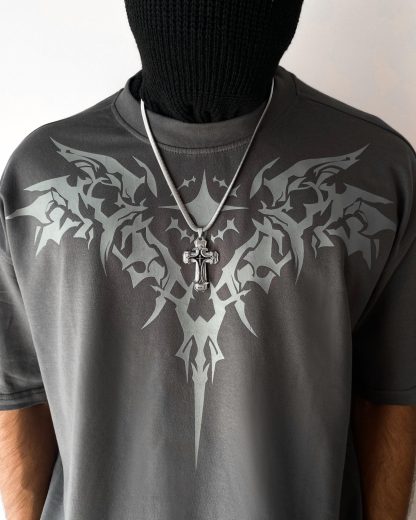 Gothic Angel / Streetwear / Oversized T-Shirt - Image 3