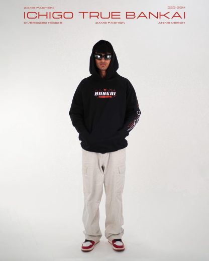 Ichigo True Bankai / Bleach / Oversized Hoodie - Image 3
