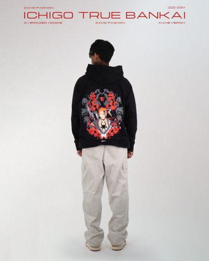 Ichigo True Bankai / Bleach / Oversized Hoodie - Image 4