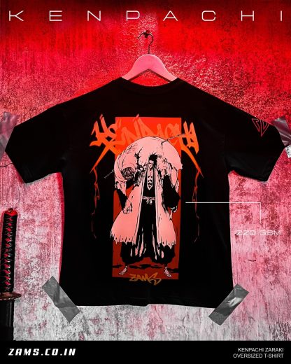 Kenpachi Zaraki / Bleach / Oversized T-Shirt - Image 3