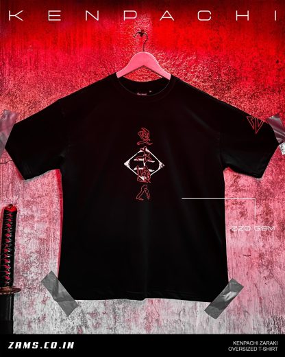 Kenpachi Zaraki / Bleach / Oversized T-Shirt - Image 4