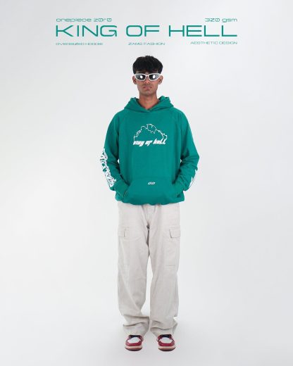 King Of Hell / Zoro / Oversized Hoodie - Image 4