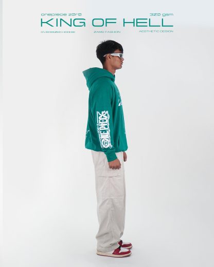 King Of Hell / Zoro / Oversized Hoodie - Image 6