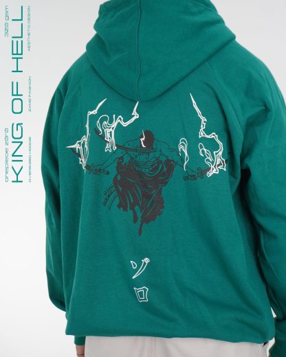 King Of Hell / Zoro / Oversized Hoodie - Image 7