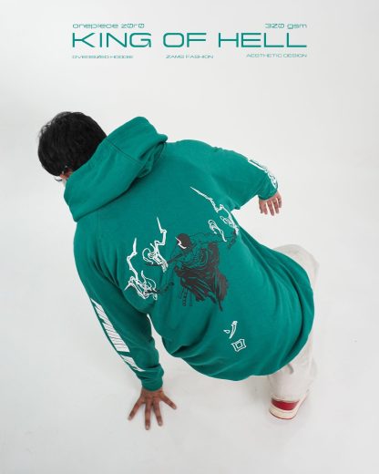 King Of Hell / Zoro / Oversized Hoodie - Image 8