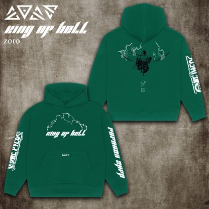 King Of Hell / Zoro / Oversized Hoodie - Image 9