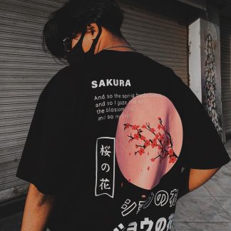 Sakura /Cherry Blossom / Oversized T-Shirt