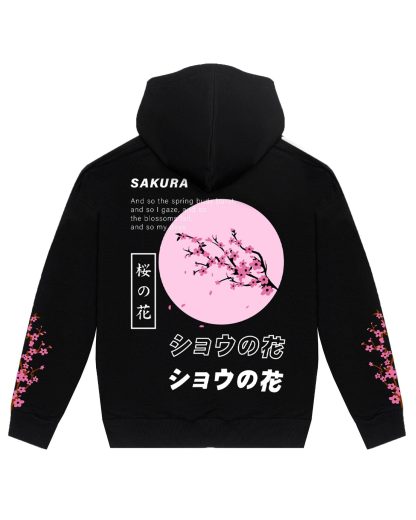 Sakura / Cherry Blossom / Regular Hoodie - Image 4