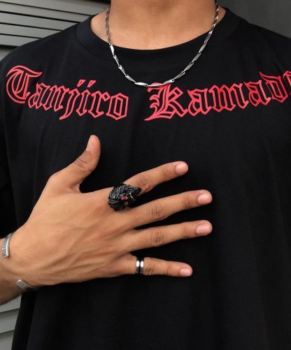 Tanjiro / Demon Slayer / Oversized T-Shirt - Image 3