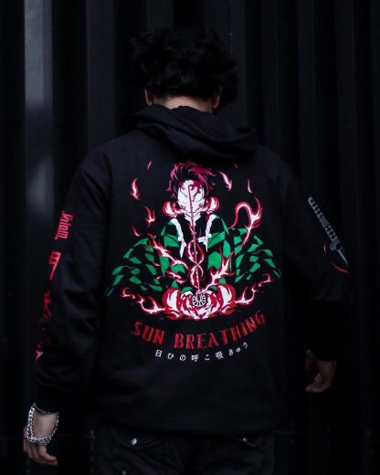 Tanjiro Demon Slayer / Regular Hoodie - Image 3
