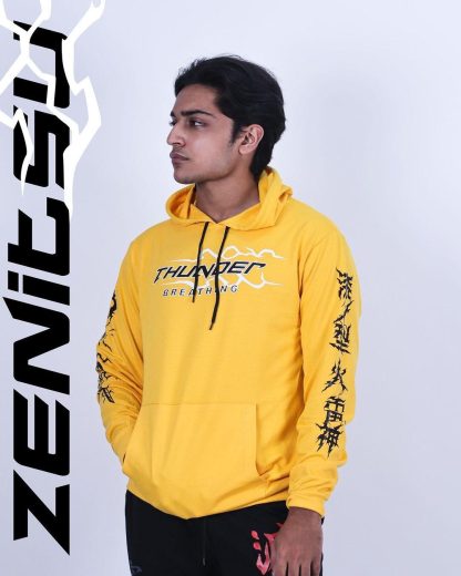 Zenitsu/ Demon Slayer / Regular Hoodie - Image 2